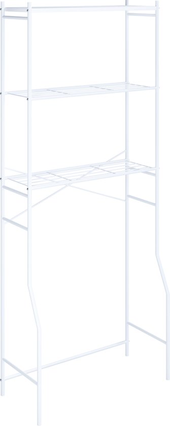 Sovrastruttura lavatrice in metallo  L. 64 x H. 160 x P. 25 cm