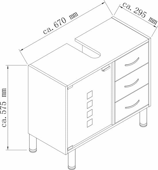 Mobili Bagno Lavabo Mobili Bagno Darola Cassetto