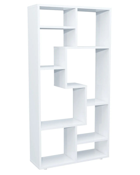 Libreria divisoria con scaffale in legno 116X58X20CM