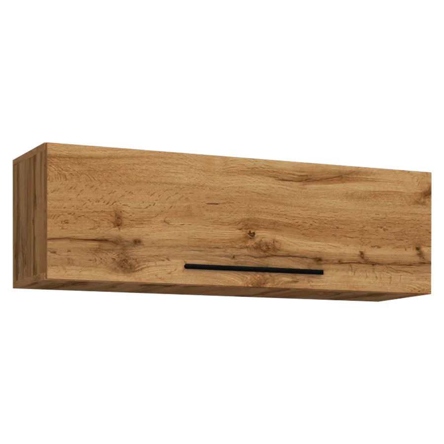 Mensola da muro in legno pieghevole  H. 30 x L. 95 x P. 30 cm Quercia/miele