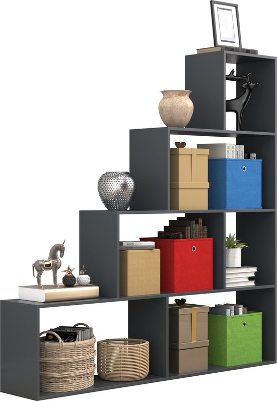 Libreria  163 x 155 x 29 cm Antracite