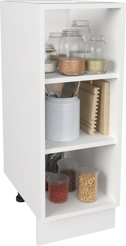 Mensola Mobile Base da Cucina  h. 82 x b. 30 x d. 44 cm Bianco