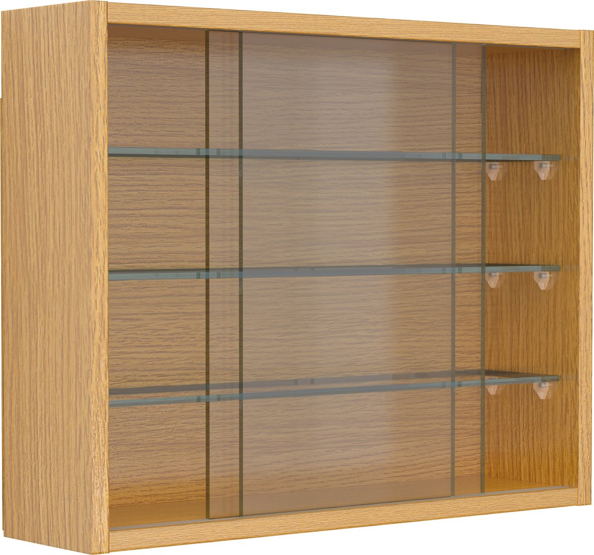 Vetrina in vetro | Dimensioni: H 40 x L 50 x P 12 cm LEGNO