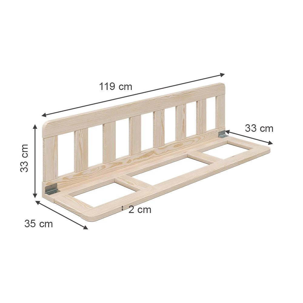 Protezione anticaduta Legno naturale 120 x 33.7 cm