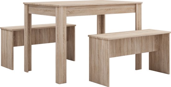 Set da tavolo da pranzo  Sonoma  H 75 x L 110 x P 70 cm